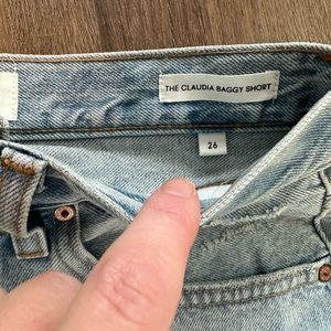 Denim Forum, The Claudia Baggy Short